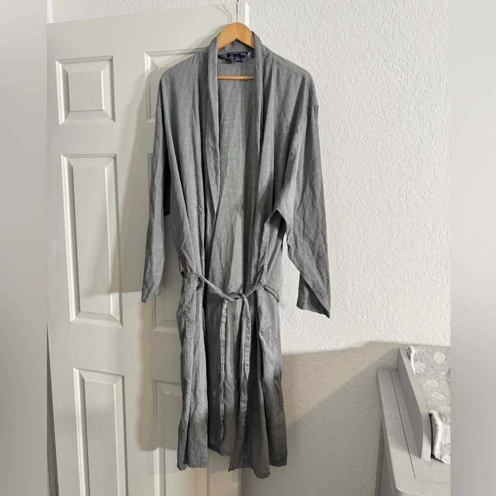 Polo Ralph Lauren Gray Long Robe